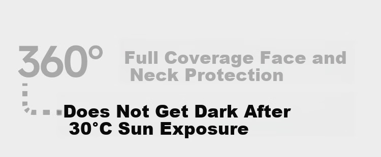 Beneunder Face Mask, Sun Protection Face Cover, Full-Face Coverage, Extended Neck Protection, Lightweight And Seamless, Sun-Protective Face Mask, Face Bib, High-Quality Cycling Breathable 2