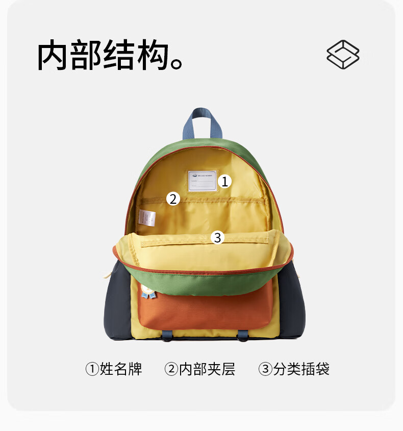 MR.ACE HOMME KIDS Lightweight Children's Backpack, Kindergarten Small Schoolbag for Boys And Girls, 2026 Elementary School Students Large Capacity Backpack 2