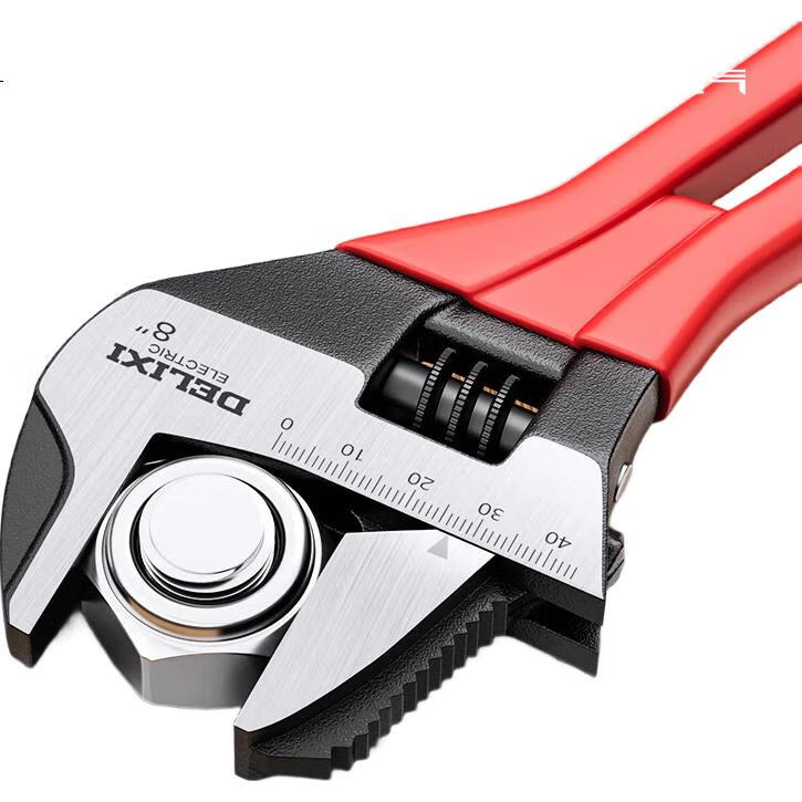 Разводной ключ DELIXI ELECTRIC, многофункциональный, с широким зевом, для сантехники и ванной комнаты, 5 дюймов