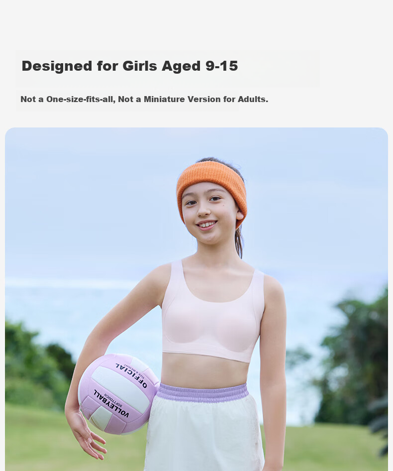 Likeuu Girls' Underwear by Ubras - Adolescent Student Development Children's Underwear with Posture Correction and Skin-Friendly Fabric 10