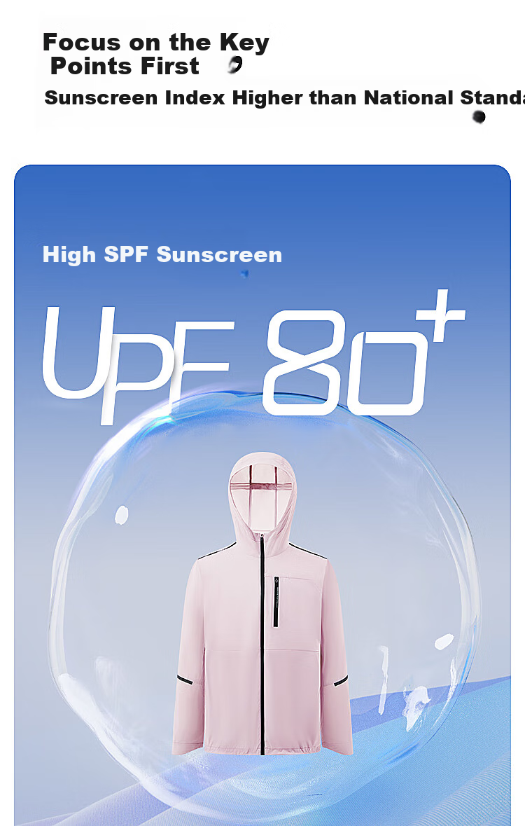 BOSIDENG Sun Protection Jacket for Men And Women, UV-Resistant, Comfortable, Breathable, Cool-Feeling UPF100+, Gift Outerwear 3