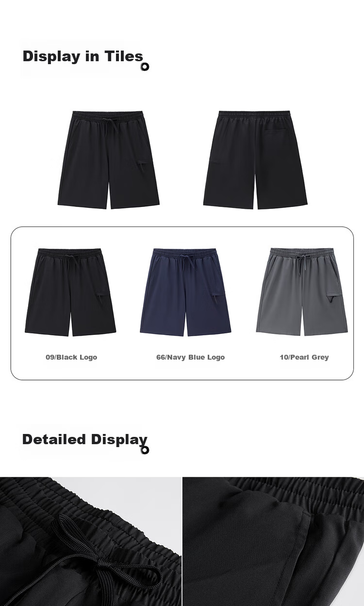 Giordano Casual Shorts for Men, Summer Four-Way Stretch Cargo Pants, Elastic Waistband, Lightweight Athletic Shorts for Men, 13105223 17