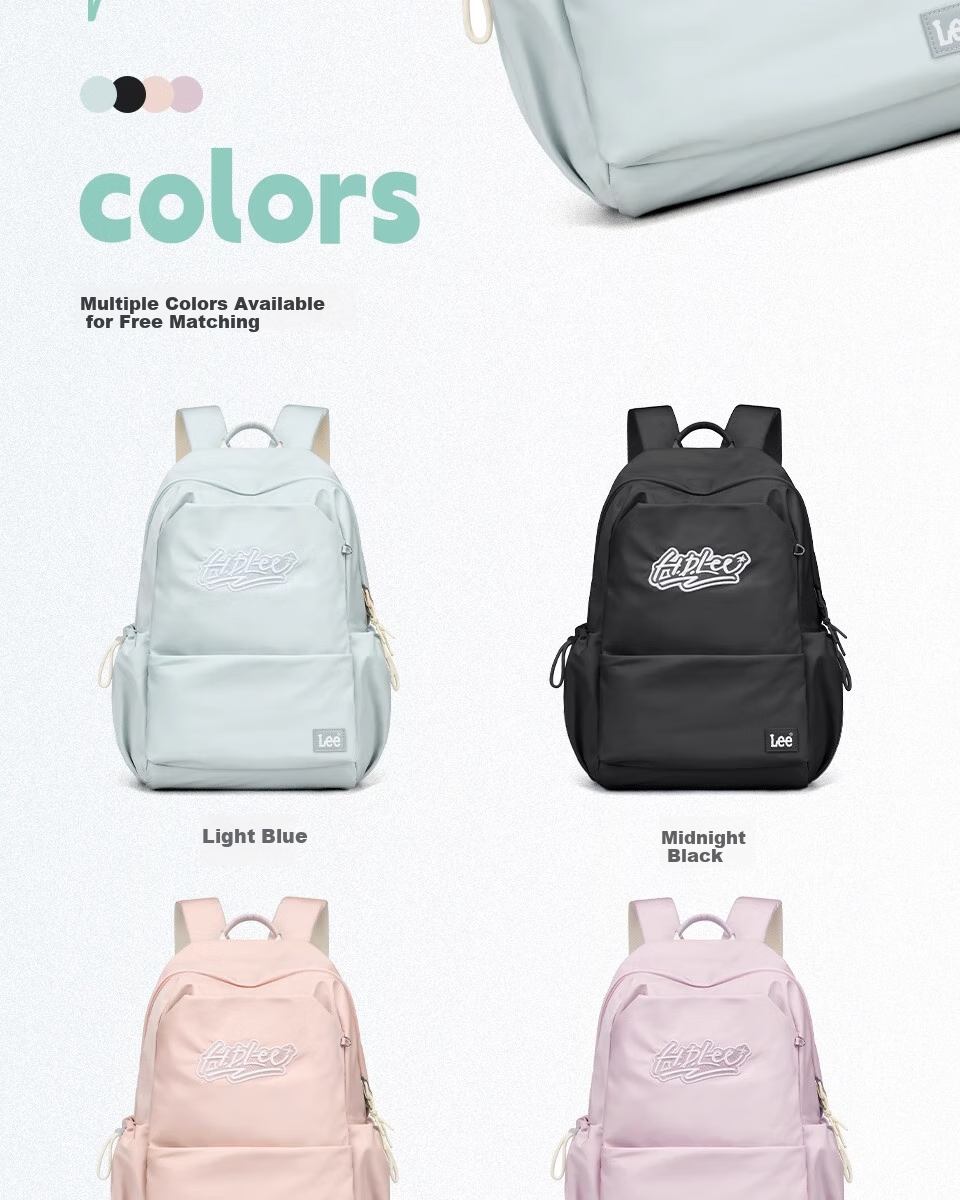 Lee Backpack for Men And Women, Japanese-Style Simple Laptop Bag with Large Capacity, Travel Backpack, School Bag, Gift, Birthday Present 2