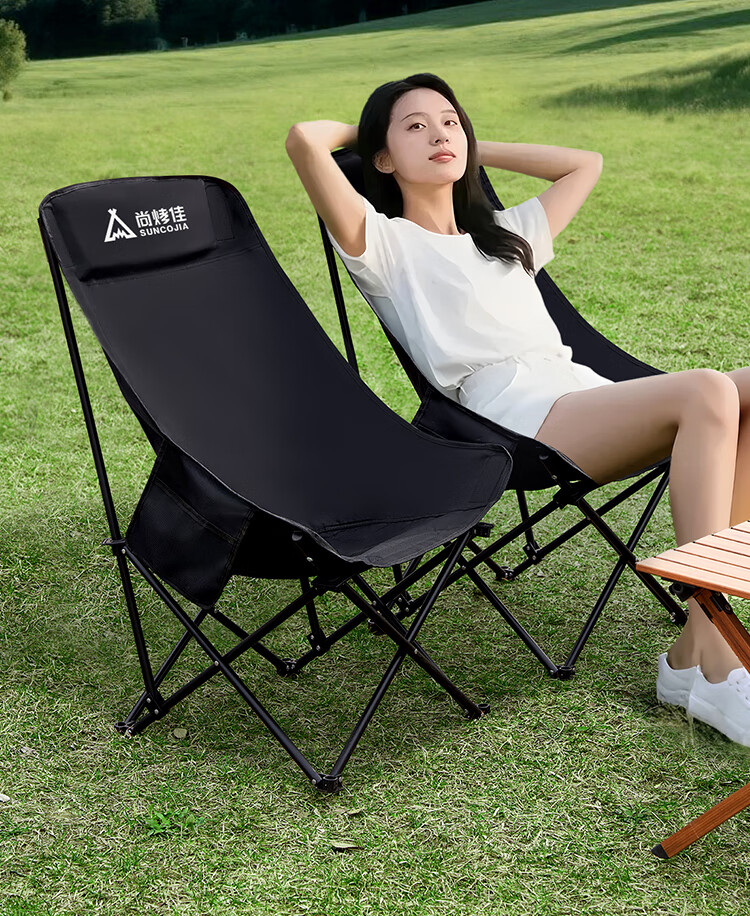 Suncojia Outdoor Folding Table Egg Roll Table Portable Long Table Folding Table | 90*60CM | 2-4 People | Outdoor 2