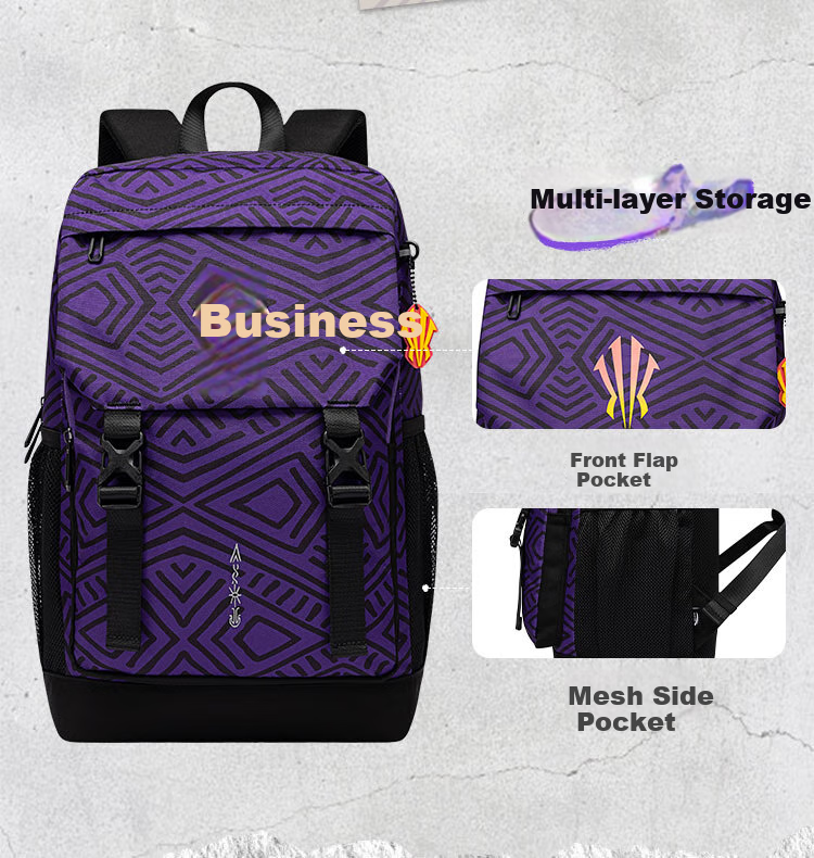 ANTA Kyrie Irving Series Large Capacity Unisex Backpack Fashion Sports Training Fitness Basketball Bag 20