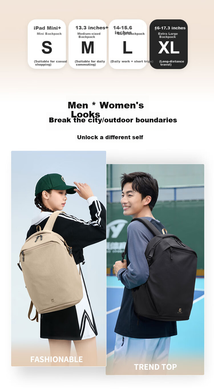 GOLF Backpack for Men And Women, Casual Laptop Bag, 15.6/16 Inch Laptop Backpack for Students, Travel Backpack 3