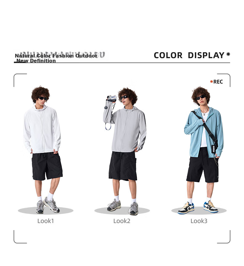 Warrior Ice Silk Sun Protection Jacket for Men, Summer UV Protection, Moisture-Wicking Quick-Dry Skin Coat, Hooded Cool Casual Fishing Wear for Men A 2