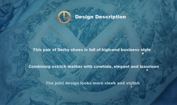 Goldlion Men's Derby Shoes, Business Formal Shoes, Fashionable And Comfortable Leather Shoes G521330304AAA Black Size 39 2
