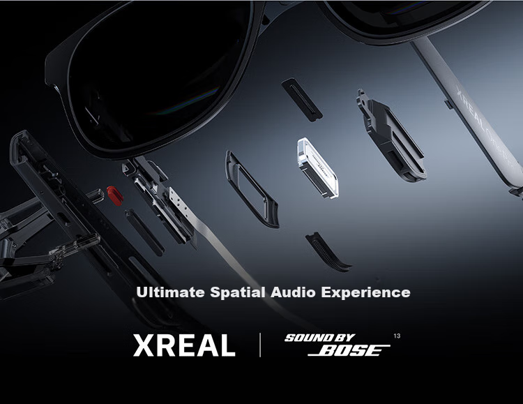 XREAL One Pro Smart AR Glasses with 5.56" Portable Screen, 57° FOV, Self-Developed X1 Chip, Native 3DoF Hovering, Movie-Watching Glasses Not VRAI Translation Glasses, L Size 28