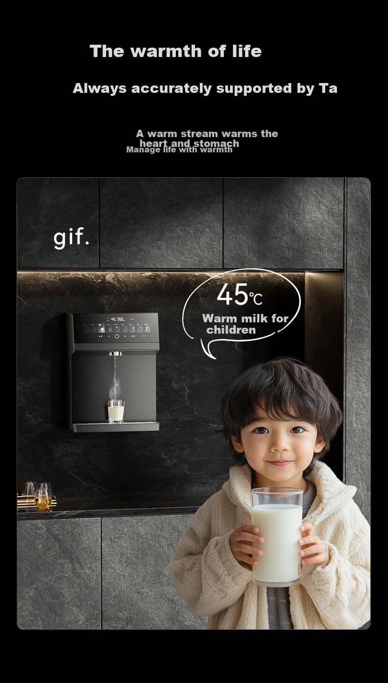 CASDON Wall-Mounted Direct Drinking Water Dispenser with Refrigeration And Heating Functions, Integrated Beverage Machine for Home Use, Sideboard Model KG1, Yang Mi's Choice 10