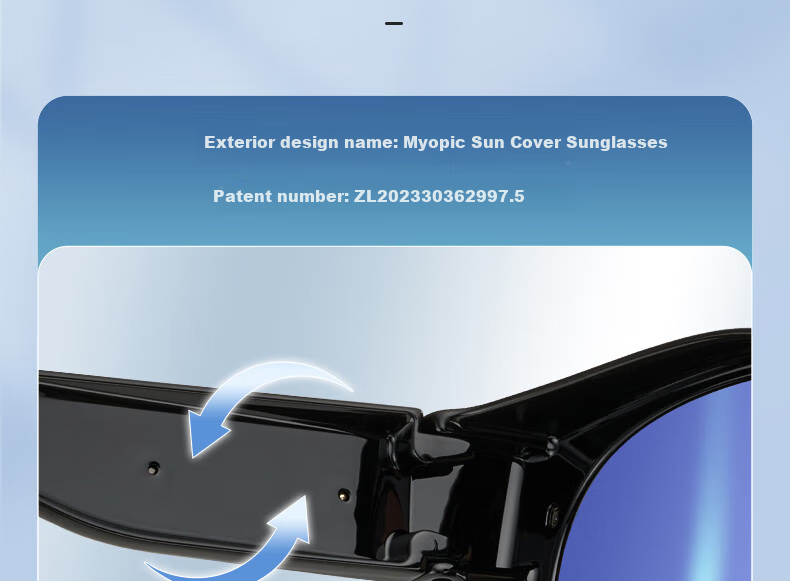 One&one Myopia Polarized Clip-On Sunglasses for Women, UV Protection Sun Glasses with Clip-On Lenses for Men's Glasses 22