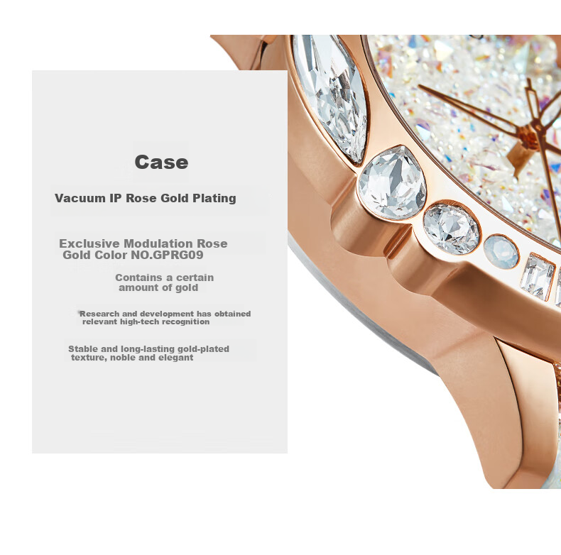 Galtiscopio American And European Style Starry Sky Crystal Small Diamond Women's Watch Quartz Watch Gift for Girlfriend, Holiday Present 10