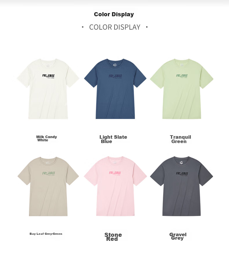 361° T-Shirt Short Sleeve Summer Unisex Breathable Loose Fit Printed Crew Neck Sports Casualwear 632623109-5 60