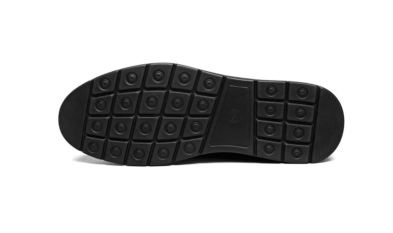 Eierkang Men's Business Casual Slip-On Leather Loafers Comfortable Driving Shoes 97150W Black Size 40 11