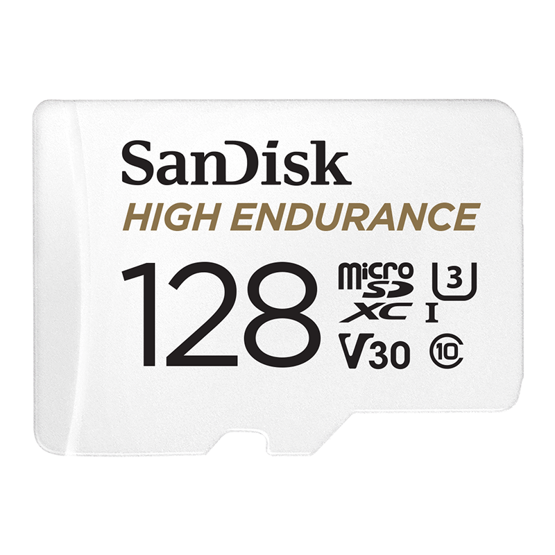 Sandisk 128GB TF (MicroSD) 4K Memory Card for Dash Cams And Surveillance Cameras, 10,000-Hour Loop Recording, High-Durability Storage Card