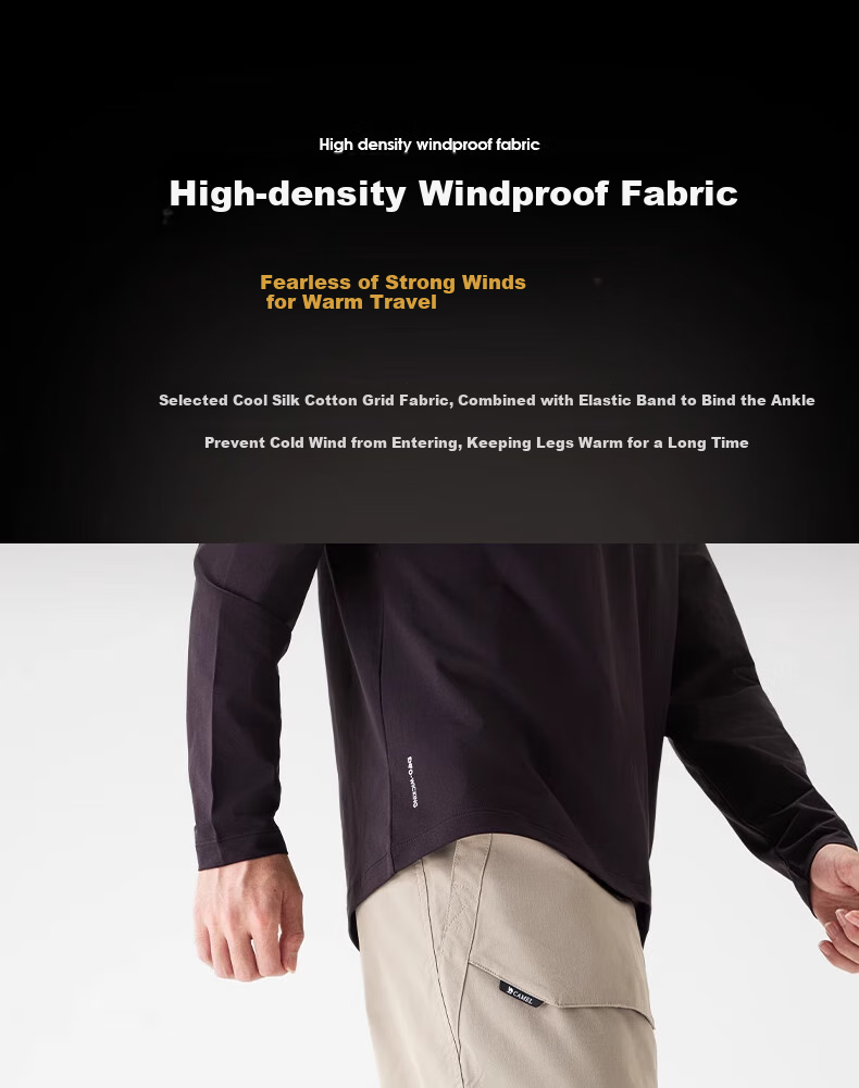 CAMEL (CAMEL) Men's Cargo Pants, Loose-Fitting, Slimming, Windproof, Long Trousers, Functional Straight-Leg Casual Pants A14CA68689 2
