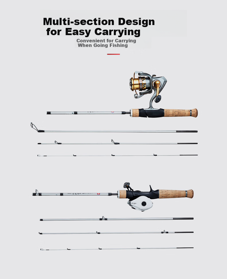 GW Fishing Rod, 1.68 Meters, Qinglan Topmouth Culter Rod, Pistol Grip, Left-Handed Baitcasting Reel, Lure Rod Set, UL Action, Ultra-Soft Action, Topmouth Culter Lure Rod, Lure Fishing Tackle, Fishing Rod 4