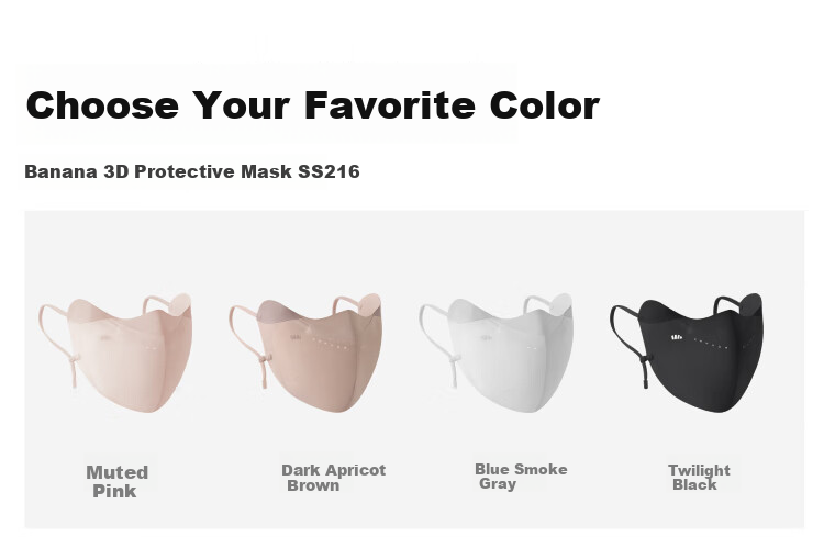 Beneunder 3D Protective Sun Protection Face Mask, Sun Protection Mask with V-Shaped Face Support And Moisture-Wicking SS216 27