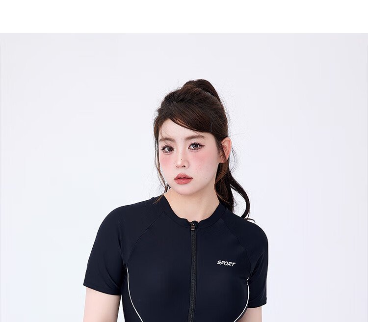 Agliondy Plus Size Swimsuit for Women, Sun Protection, Curvy, MM 2025 New Style, Slimming, Concealing, Suitable for Swimming Pools And Sports Activities 18
