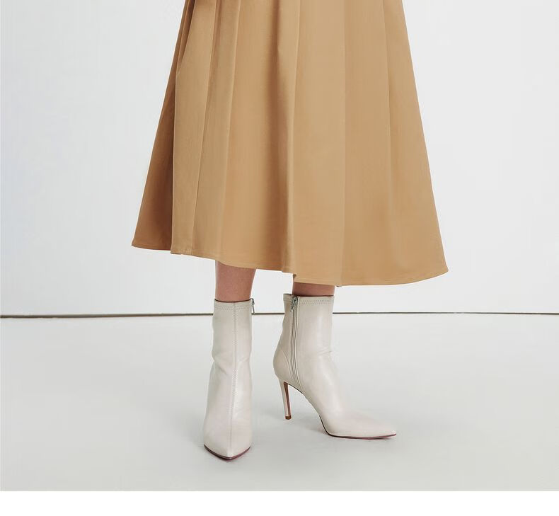 Navikail Italian Small Sailboat Women's 2025 New Belted A-Line Midi Skirt Commuter 2332875507 22