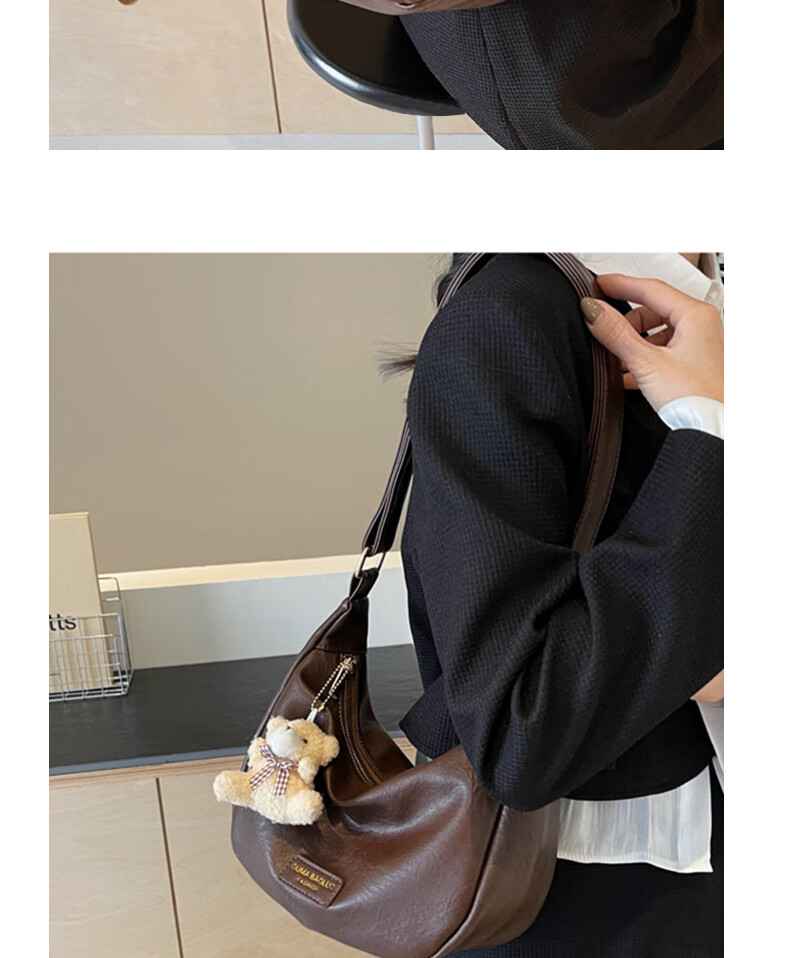 YUYULA Women's Bag Fashionable Crossbody Light Luxury Shoulder Dumpling Bag Birthday Christmas Gift for Girls Girlfriend 5