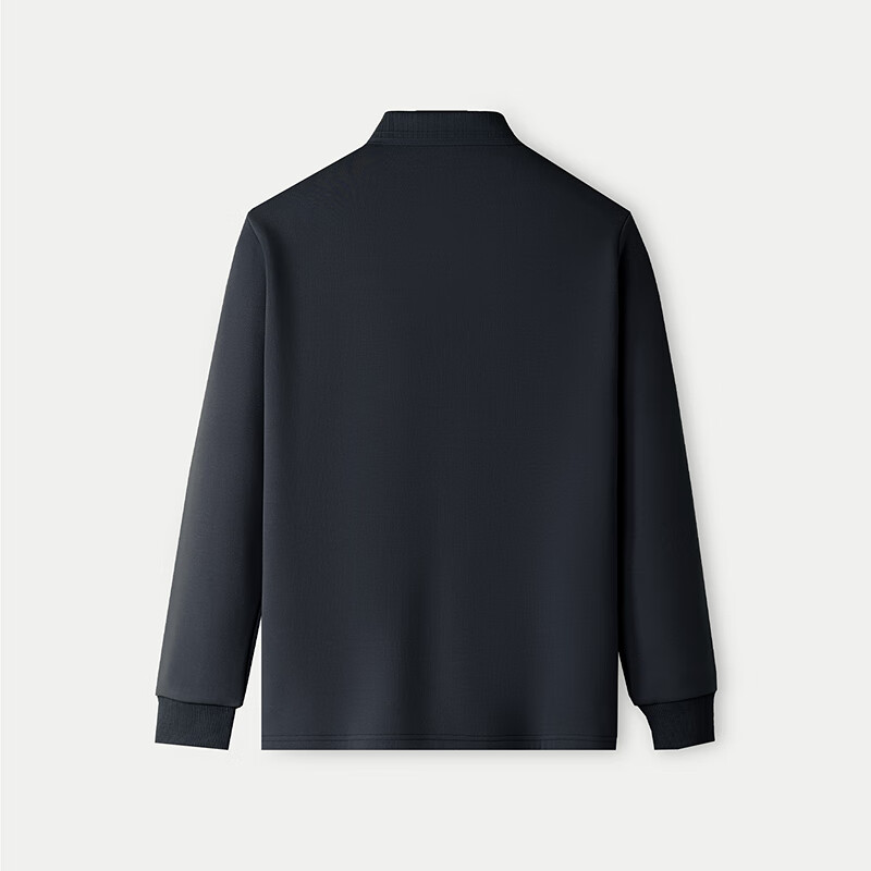 HLAHLA Fleece-Lined Polo Shirt Men Winter 25 Mountains Series Loose Fit Top Men