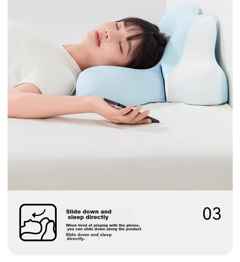 Mixiaoshu Varicose Veins Leg Pillow, Upper And Lower Limb Elevation Footrest Pad, Single-Person Elderly Prone Sleeping Bed Headrest Pillow 9