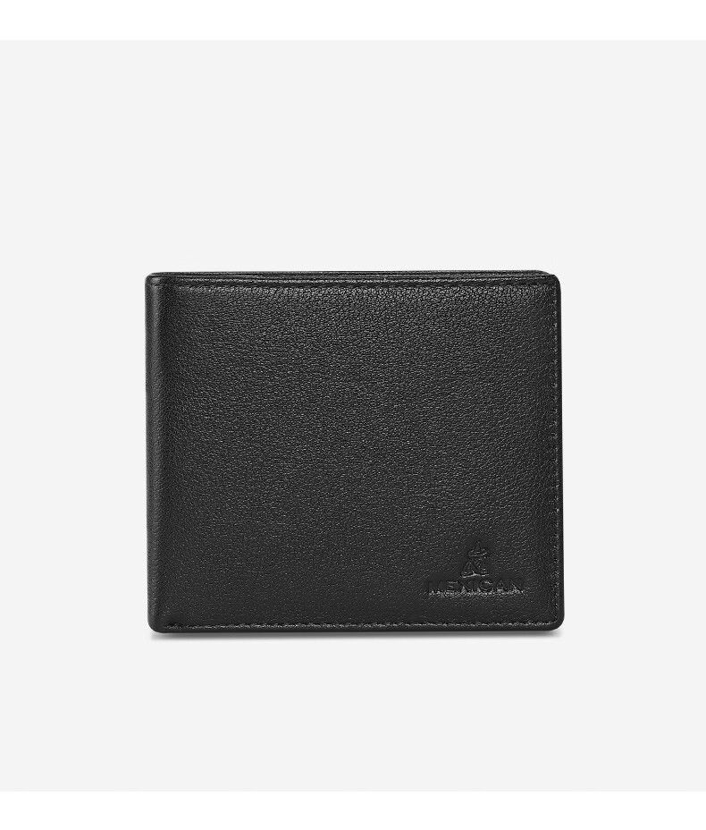 MEXICAN Men's Short Wallet, Top-Grain Leather, Lightweight And Soft Card Holder, High-End Gift Box, Birthday Present for Men And Fathers 13