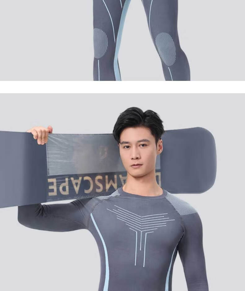 LangSha Ski Quick-Dry Thermal Underwear Men Marathon Running Set Outdoor Sports Skiing Mountaineering Compression Quick-Dry Underwear 17