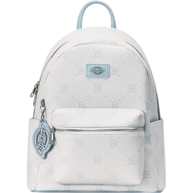 Dickies Women's Lightweight Versatile Backpack Cute Student School Bag Fashion All-Over Print Commuter Travel Bag Academy Blue