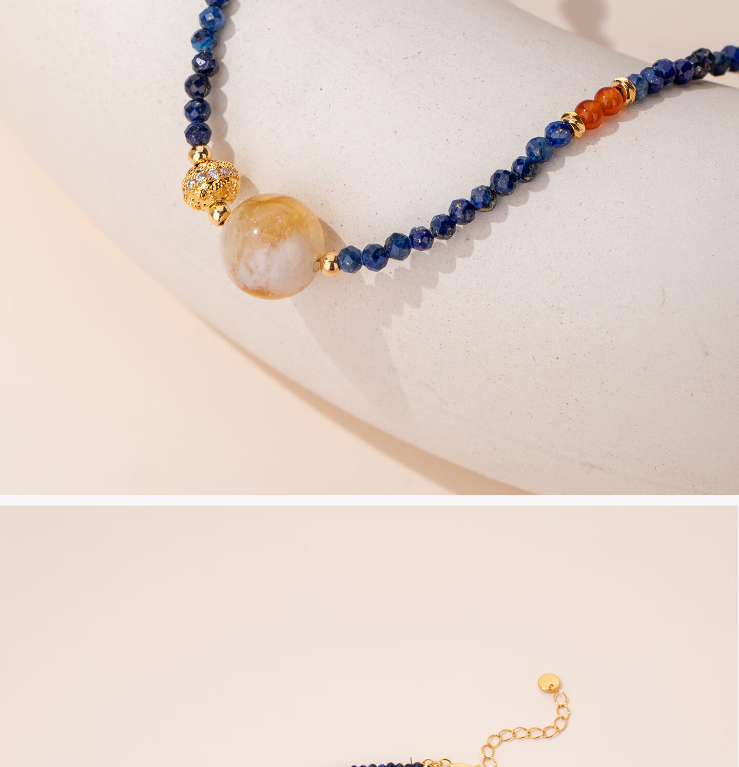 Qlady Huangta Crystal Pearl Necklace for Women High-End 2026 New Year Edition Luxury Niche Clavicle Sweater Chain Birthday Gift 8