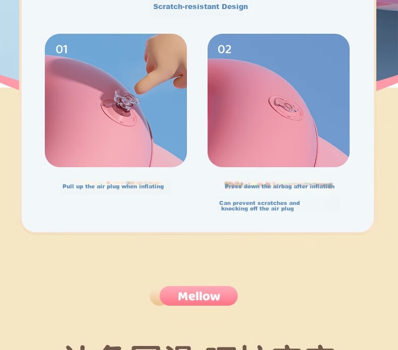Li-Ning Swimming Ring, Thickened Anti-Rollover Design for Children Over 3 Years Old, Life-Saving Ring, Kids' Water Equipment, Floating Aid 19
