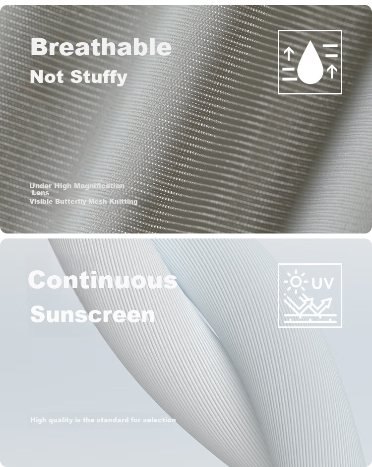 JIUMU Ice Silk Sun Protection Face Mask for Men And Women, Summer UV-Resistant Sunshade Cycling 3D Eye Corner Full Face Sun Protection Mask 4