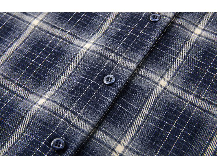 Demana [Smart Sense Academy] Autumn Korean Style Plaid Lapel Long Sleeve Shirt Loose Fit Drop Shoulder Petite Women's Top 2