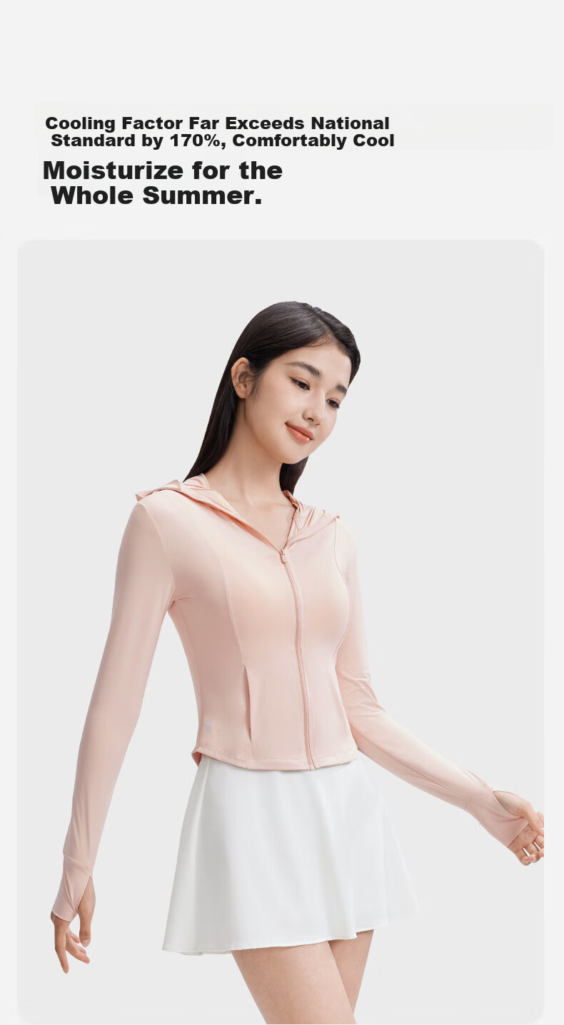 KAZUKOIN [Brim Style] Slim Sun Protection Jacket for Women, Summer Cool-Feeling Coat, New Ice Slim Waist Sun Protection Clothing 7