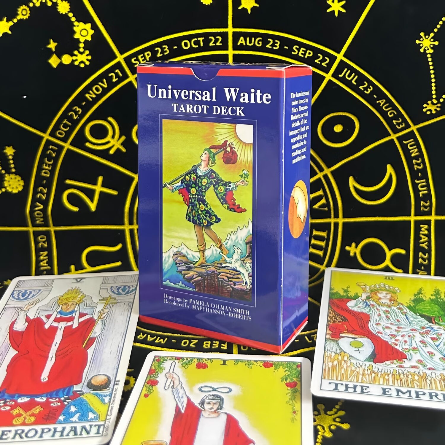 Mighty Dragon Tarot Cards Official Rider-Waite PVC Tarot Deck Gold Foil Waterproof Set 1