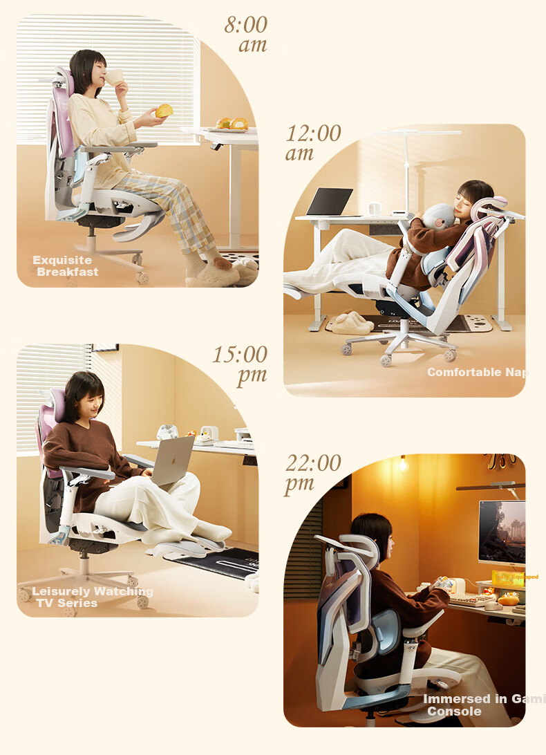 AutoFull G7 Gaming Chair, Ergonomic Chair, Computer Chair, Office Chair, Biomechanical Seat, Gaming Chair, Subsidies 4
