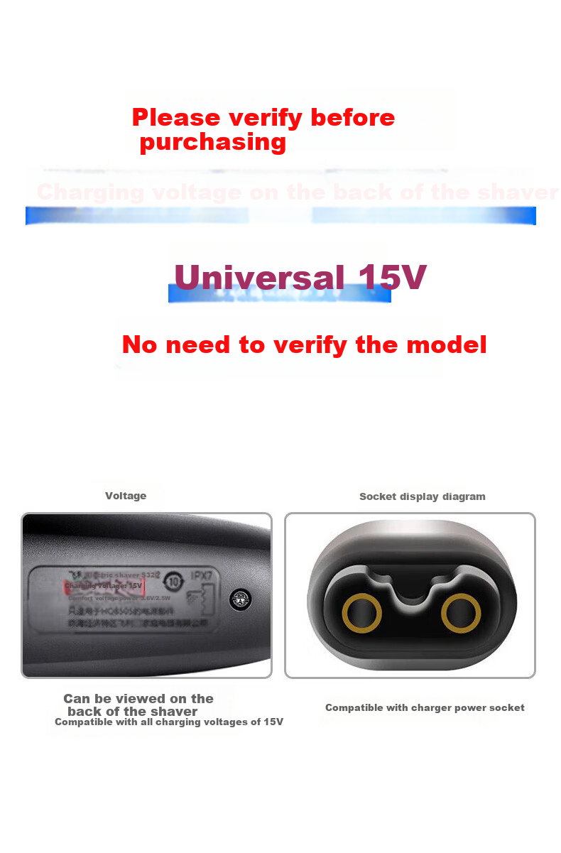Masentek USB Charger Cable for Philips Shaver S1113 1112 S1213 5831 PQ888 (5V) 1