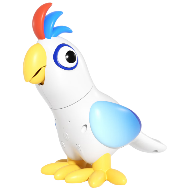 JUMP HERO Learning AI Troublemaking Parrot Early Education Toy for Boys And Girls Aged 5-8, Preschool And Elementary School Students, New Year Gift