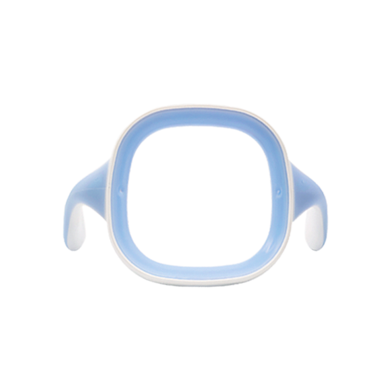 Baoshi Square Baby Bottle Handle Grip Accessory (Compatible with Various Hegen Square Bottles) Blue