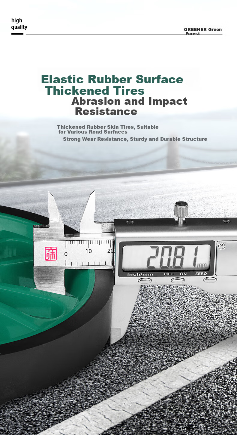 GREENER Measuring Wheel, Roller Ruler, Distance Measuring Wheel, Electronic Digital Display Large Wheel 50cm 7