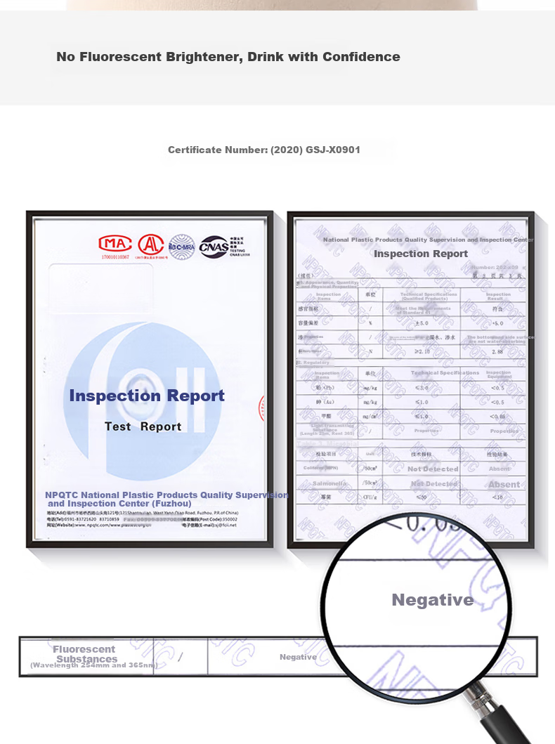 CHAHUA Disposable Paper Cups, Thickened, Whole Box, Natural Color, Unwaxed Coating, 180ml Coffee Cups, 400 Pieces, 10 Packs 3