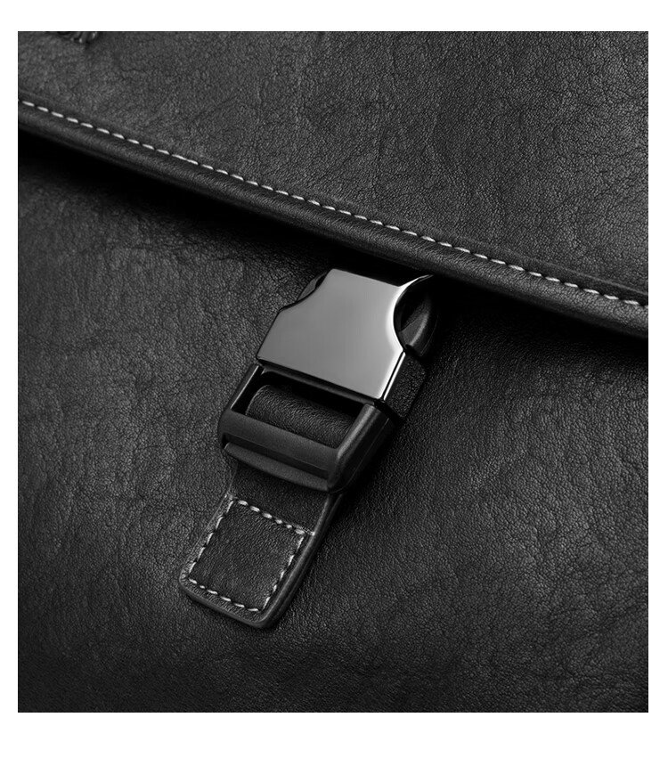 GOLF Business Briefcase Men's Soft Leather 14-inch Laptop Bag Multifunctional Shoulder Crossbody Backpack 13