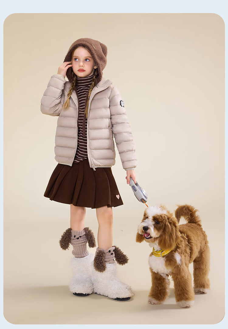ASK JUNIOR 90 Canada Duck Down Parent-Child Warmth Down Jacket 25 Winter Children's Boys and Girls Large Kids 7A Antibacterial Lightweight Warm Coat 11