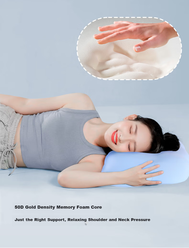 Mixiaoshu Cervical Pillow for Adults, Sleeping-Specific, for Lying on Side And Back, Butterfly-Shaped, Ergonomic Neck Support Pillow, Snoring Relief 14