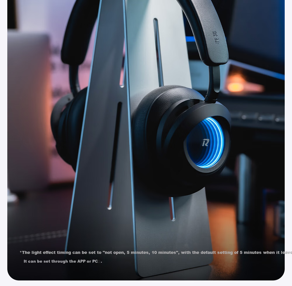 EDIFIER Halo Space Over-Ear Active Noise Cancelling Bluetooth Headphones, Gaming Headset, Wireless Bluetooth, 2.4GHz, High-Definition Microphone, Breakthrough Black, Graduation Gift 30