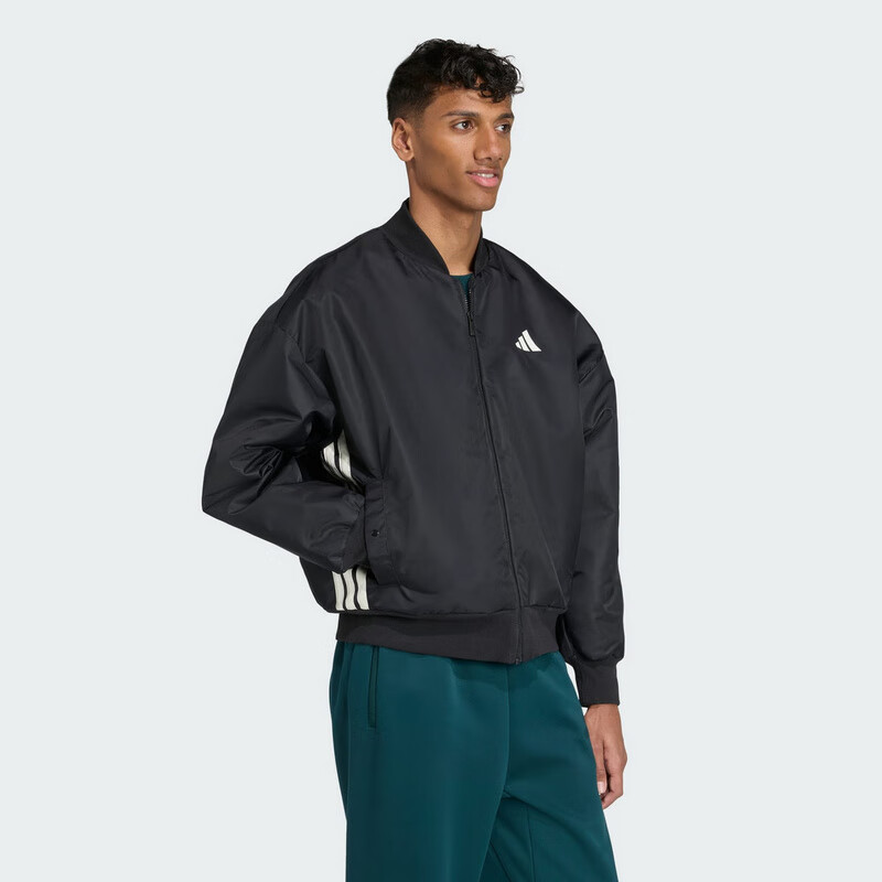 Adidas Men's Sports Style Series M STADIUM BMB Short Cotton Jacket JN1825 Black XL 3
