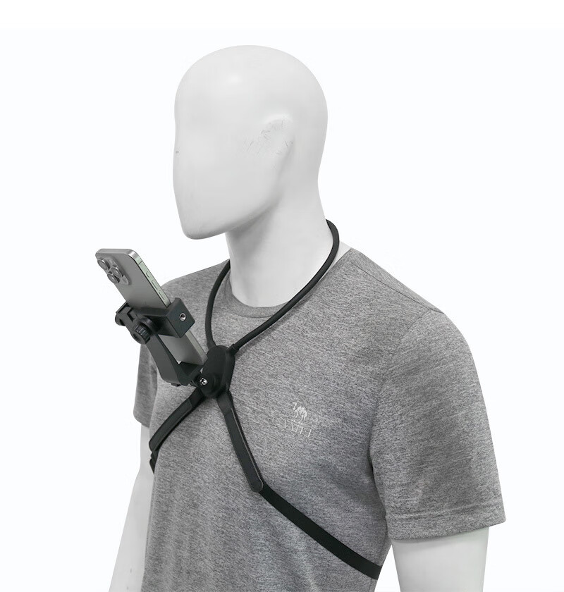 KYOTSU Silicone Sports Camera and Phone Neck Strap Mount for GoPro 13/12/11, DJI Action 6/5 Pro/4, FeiyuTech, Comfortable Wear Neck Strap 3