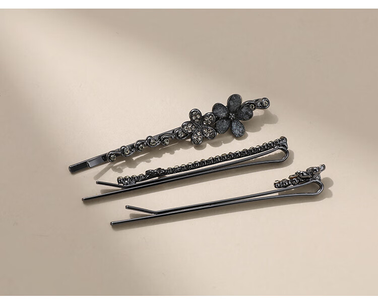 CHIMERA Set of 3 Small Bangs Hair Clips Side Clips Elegant Back Hair Tidy Hair Accessories for Women Qixi Festival Gift 10