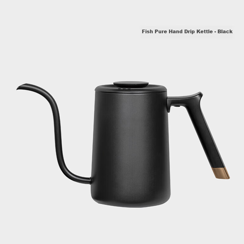 Чайник для заваривания кофе Timemore Pure Pour-Over, для дома, с длинным носиком и узким горлышком, 700 мл, черный